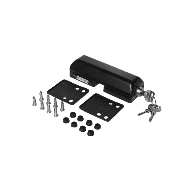 Milenco Superior Van Door Deadlock Black Twin Pack