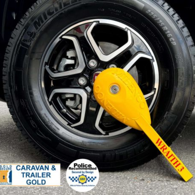 Wraith 3 Motorhome Wheel Lock - Ford Transit