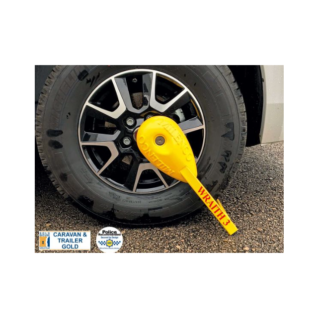 Milenco Wraith 3 Motorhome Wheel Lock Clamp