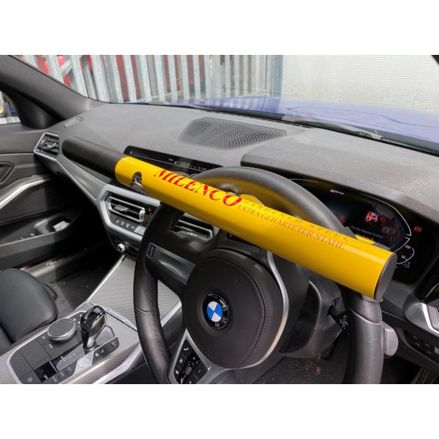 Milenco High Security Steering Wheel Lock + Yellow