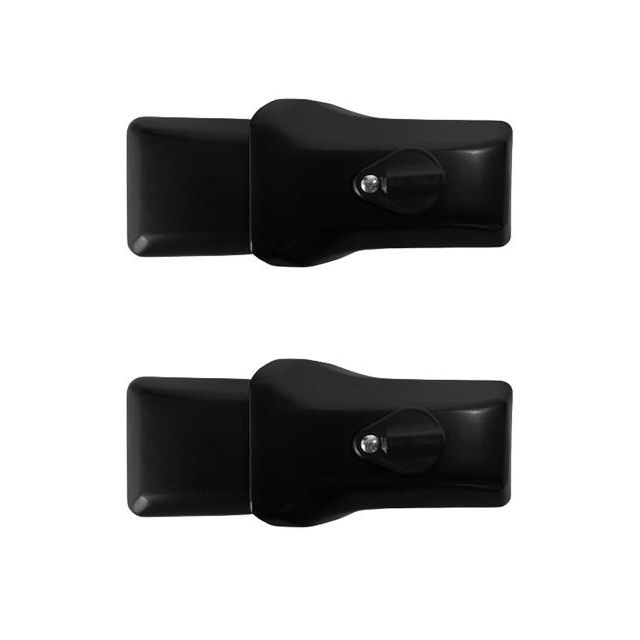 Milenco High Security Van Door Locks Black Twin Pack