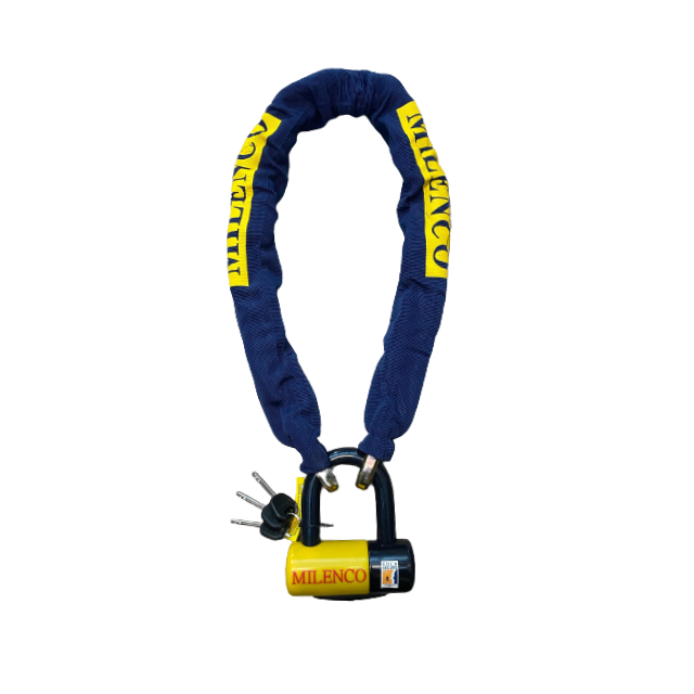 Milenco Dundrod + U Lock 14mm Chain 1 Metre Long