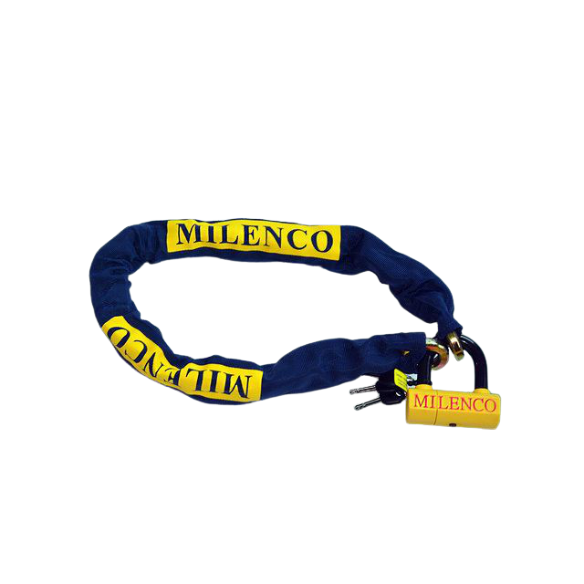 Milenco Dundrod U Lock and 14mm Chain Motorcycle 1.4 Metre