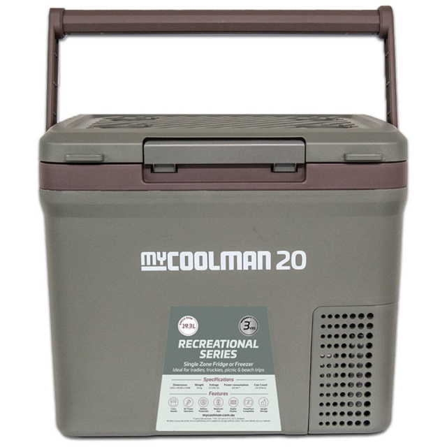 myCOOLMAN 20L Portable Fridge/Freezer with Bluetooth App Control