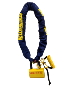 Milenco Dundrod Alarm Disk Lock & 14mm Chain 1.8m